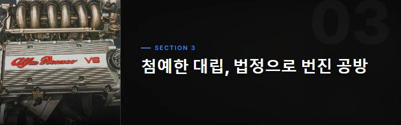 첨예한 대립, 법정으로 번진 공방