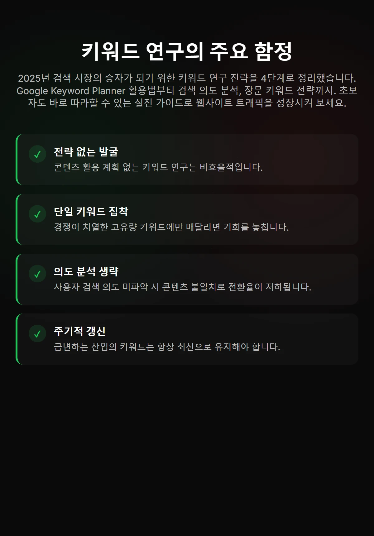 Visual Checklist